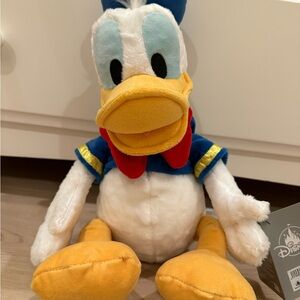 Brand New with Tag Disney Donald Duck Plush Toy - White and Blue